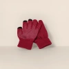 Red knitted gloves for women, warm and anti-slip thickened woolen gloves Application Scenario